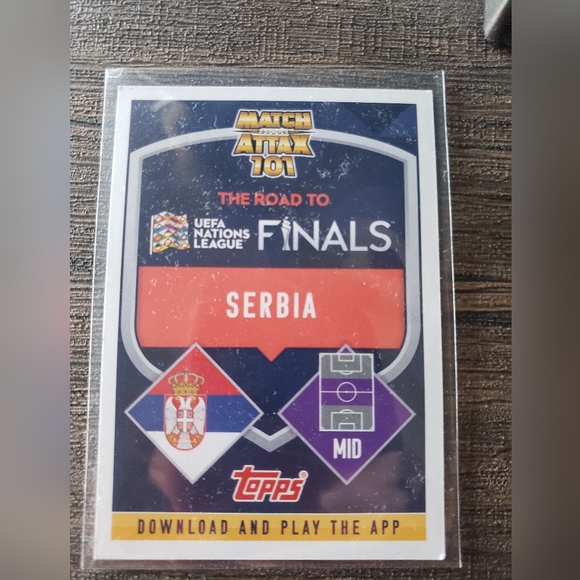 ⚽️Topps Match Attax Road To UEFA Nations League Finals Filip Kostic Card ⚽️ - Picture 2 of 2